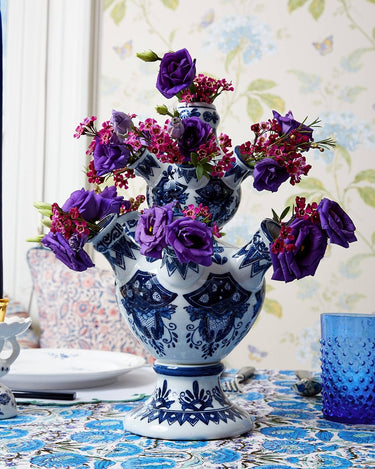 Delft Tulipieres a Pair