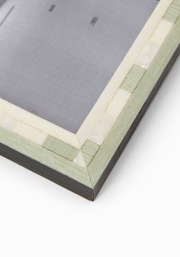 Valduga Marquetry Green Frame 7x5" - Casa by Josephine Jenno