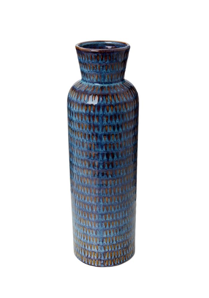 Hand Crafted Blue Vase