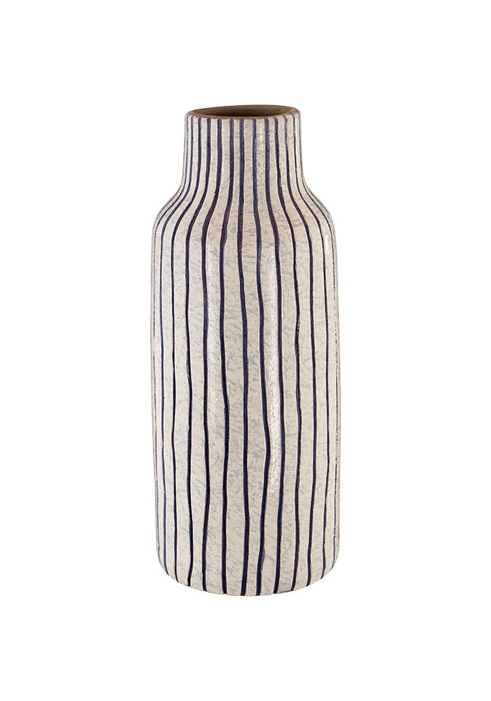 Striped Artisan Vase