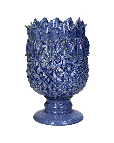 Vase Blue 14x14x22cm