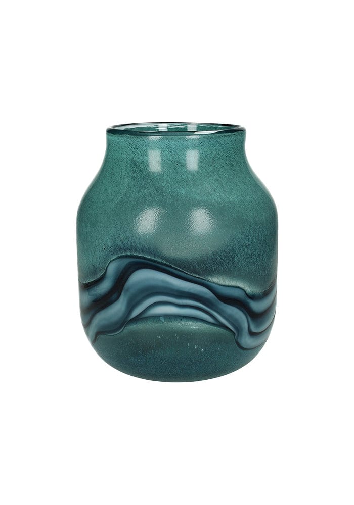 Vase Blue 24x19x19cm