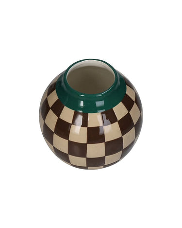 Vase Stripe Multi 16x16x16cm