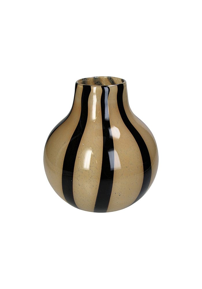Vase Stripe Peach 24x24x24cm
