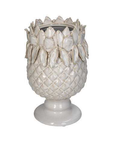 Vase White 14x14x22cm