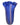 Vases Blue Twist Glass Vase with Scallop