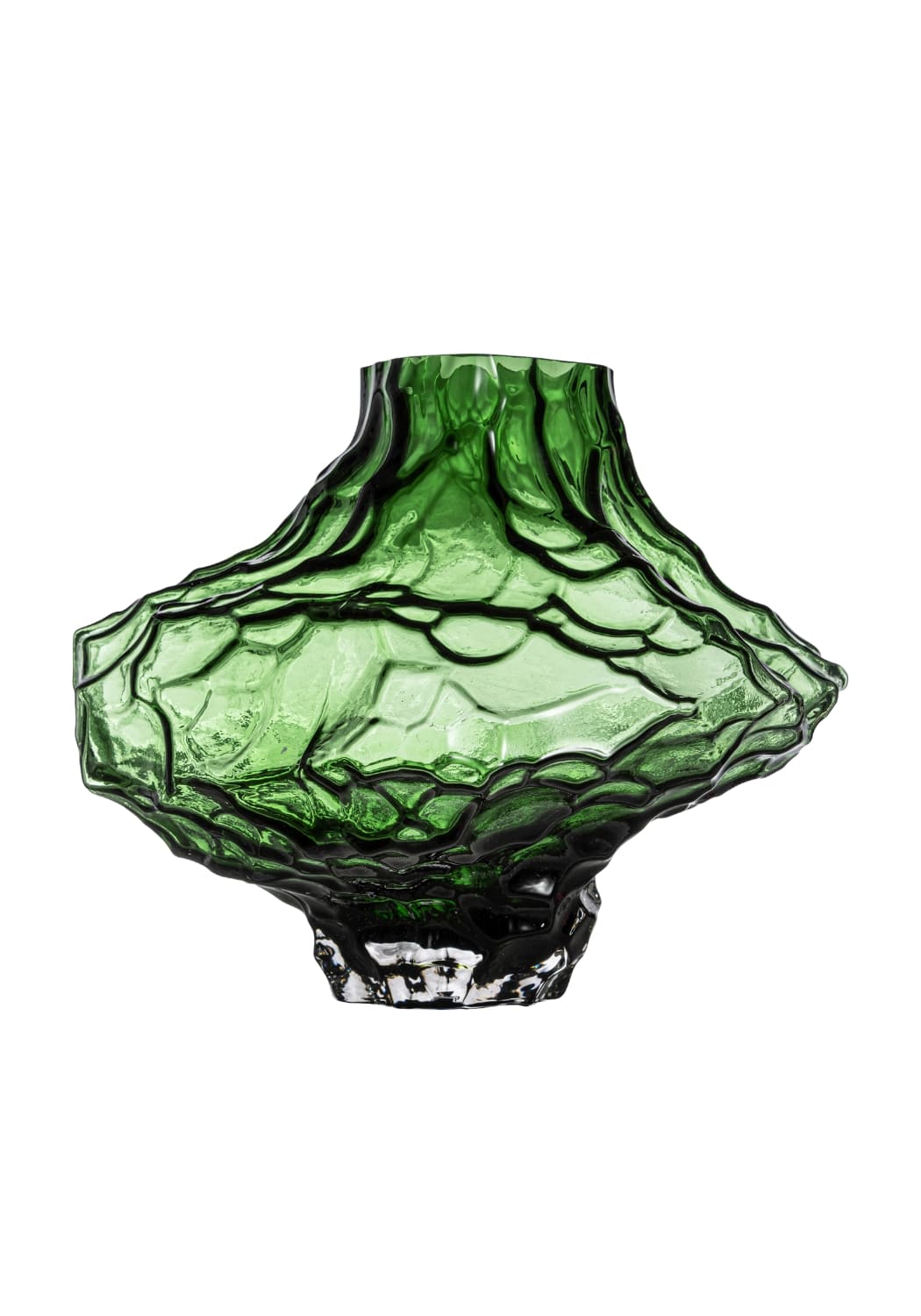 Camilla Emerald Ripple Vase