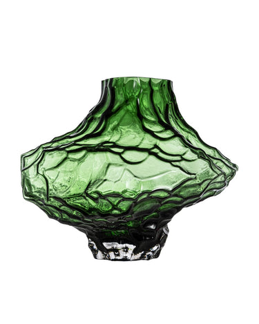 Camilla Emerald Ripple Vase