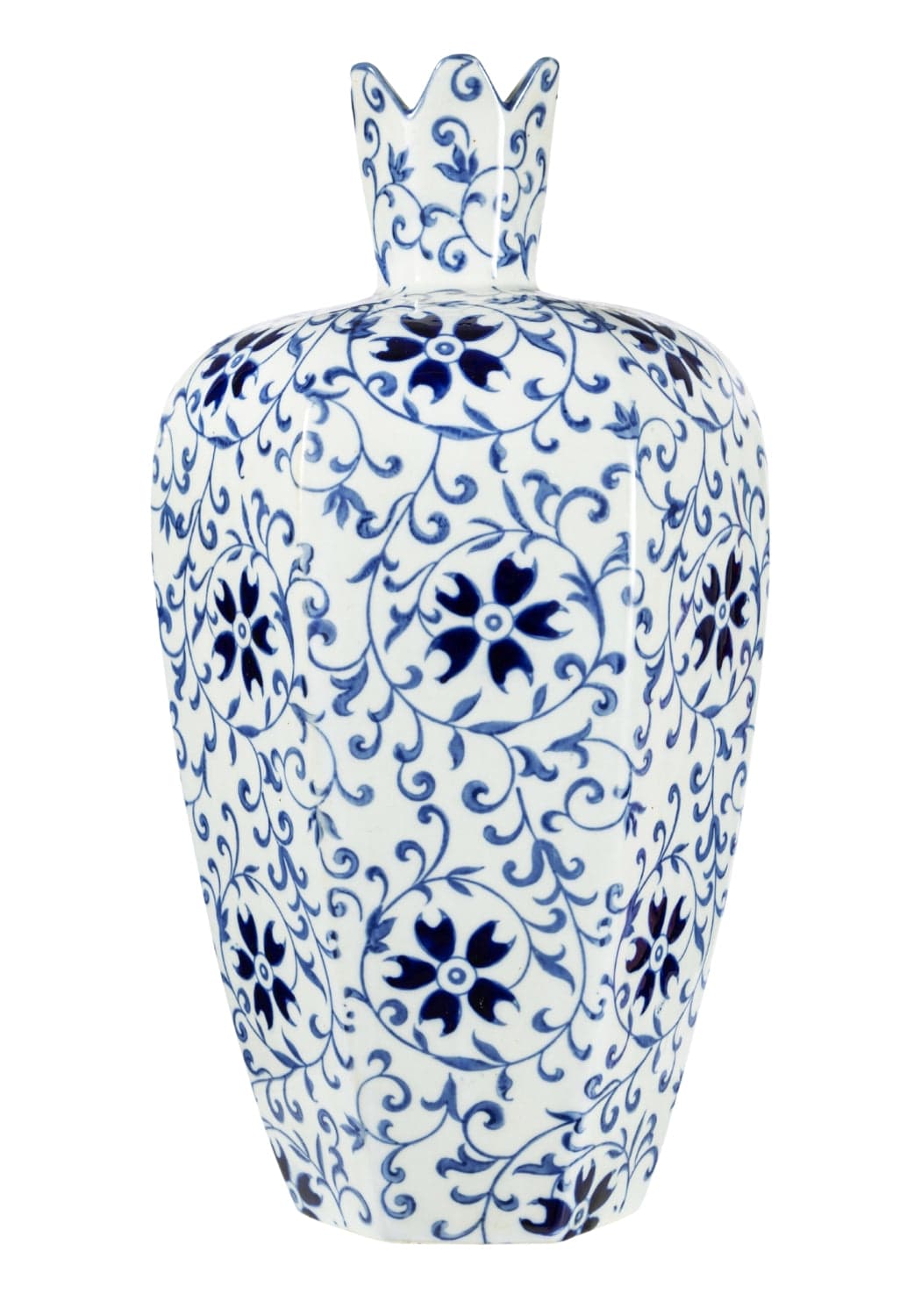 Chinese Blue and White Bottle Vase