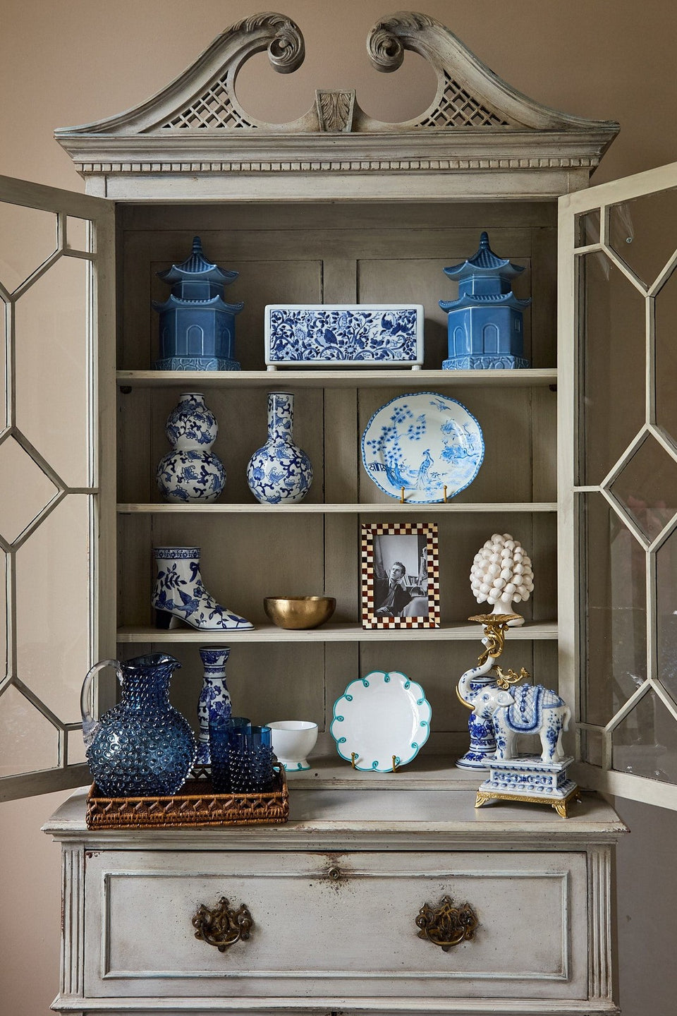 Delft Tulipiere Rectangle Vase