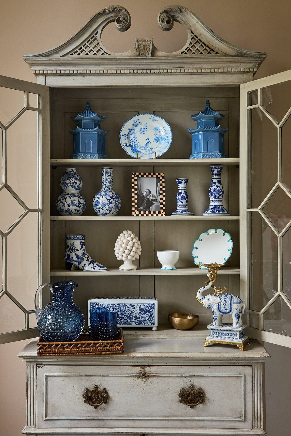 Delft Tulipiere Rectangle Vase