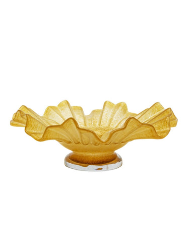 Fleur Sunburst Glass Bowl