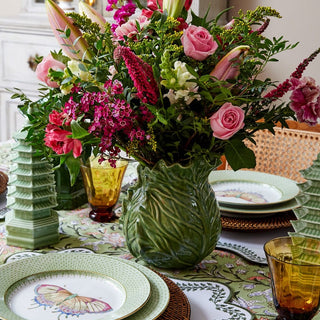 Large Cabbage Vintage Inspired Vase