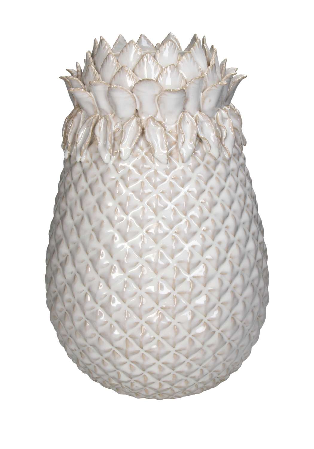 Vases Large White Pineapple Vase