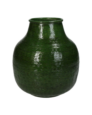 Vases Metal Green Vase for Durability Lovers