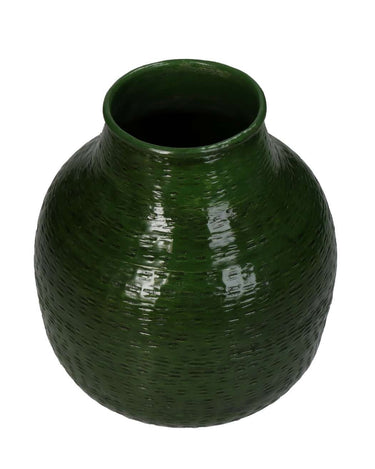 Vases Metal Green Vase for Durability Lovers