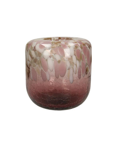 Our Pretty in Pink Hand-Blown Vase