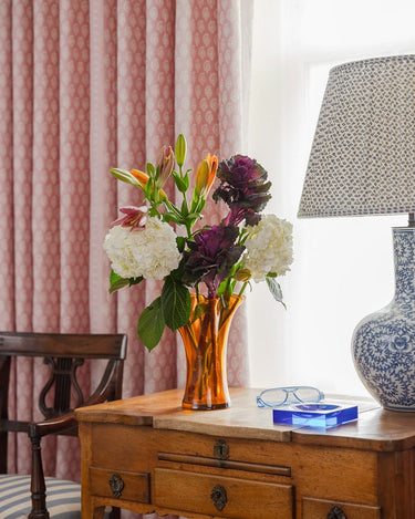 Vases Scalloped Top Elegant Vase in Brown