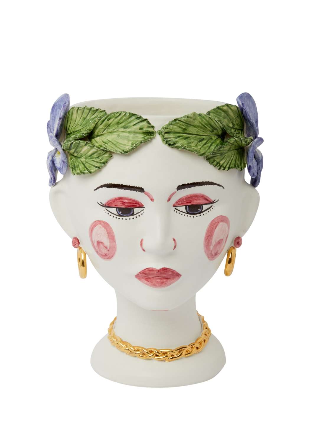 Testa Di Moro Flora Not the White Lotus Variety Bust Statue