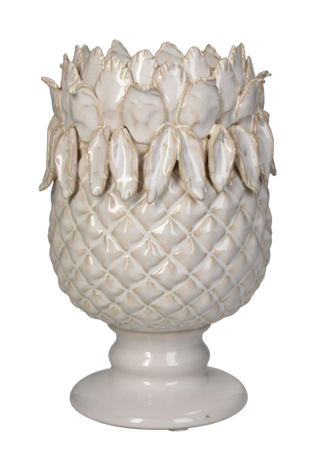 Vases White Pineapple Vase