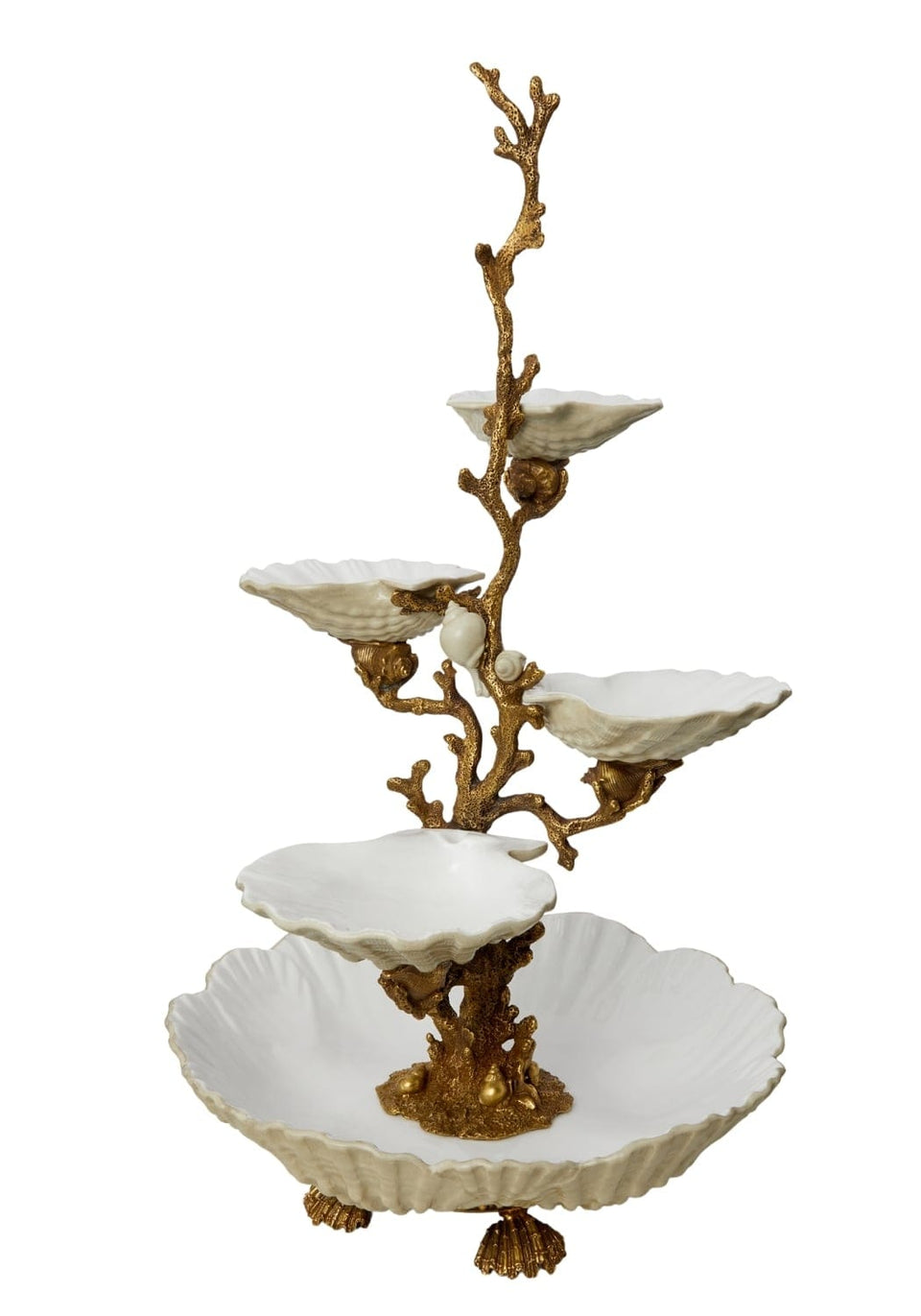 Venus After Botticelli - Tiered Shell Serving Piece - Casa by Josephine Jenno