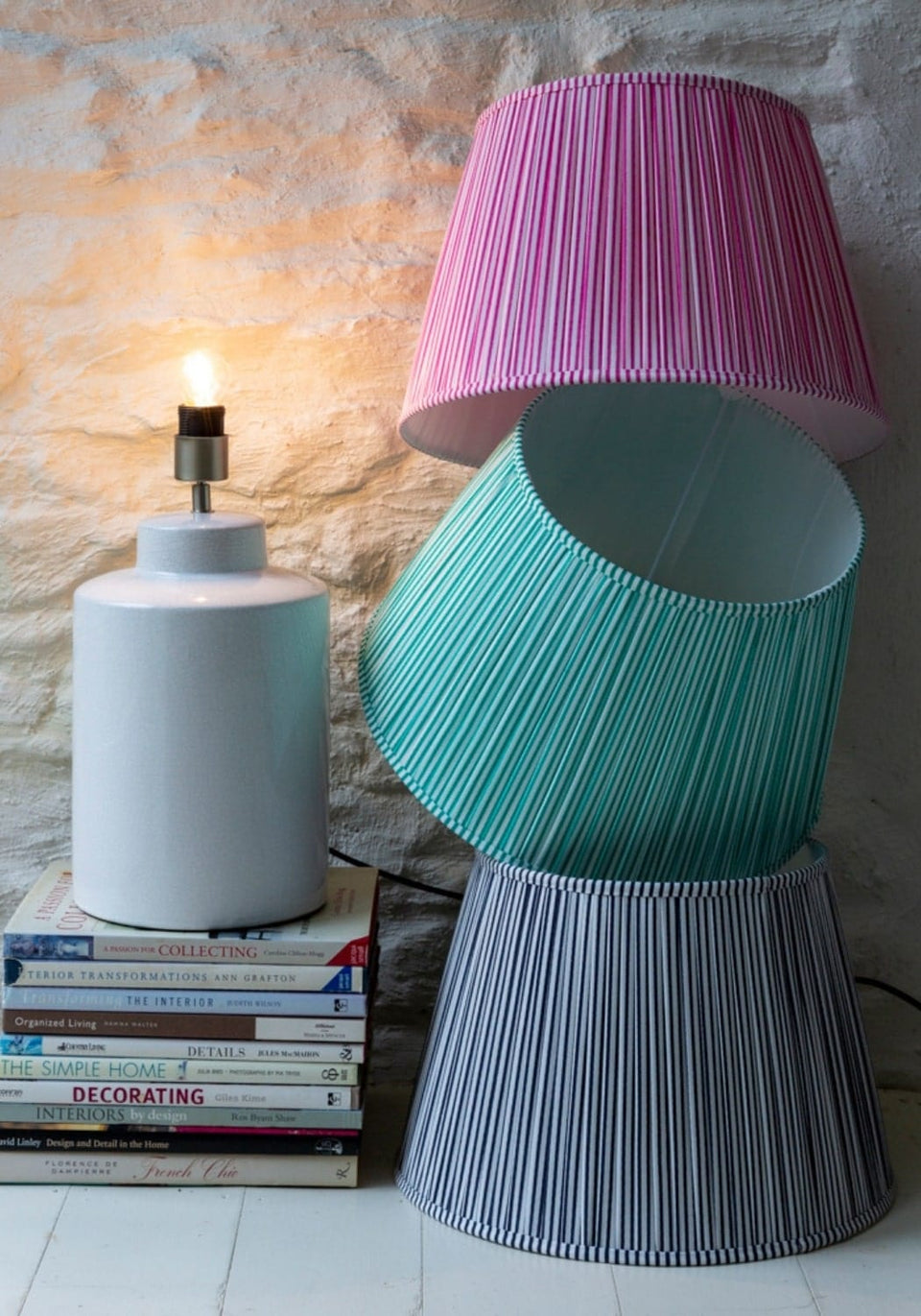 Victoria Pleated Lampshade - Mint - Casa by Josephine Jenno