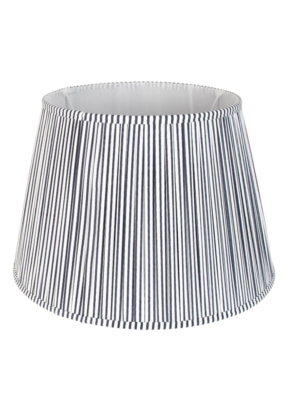 Victoria Pleated Lampshade - Navy - Casa by Josephine Jenno
