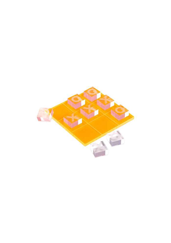 Vince Acrylic Tic Tac Toe Orange - Casa by Josephine Jenno