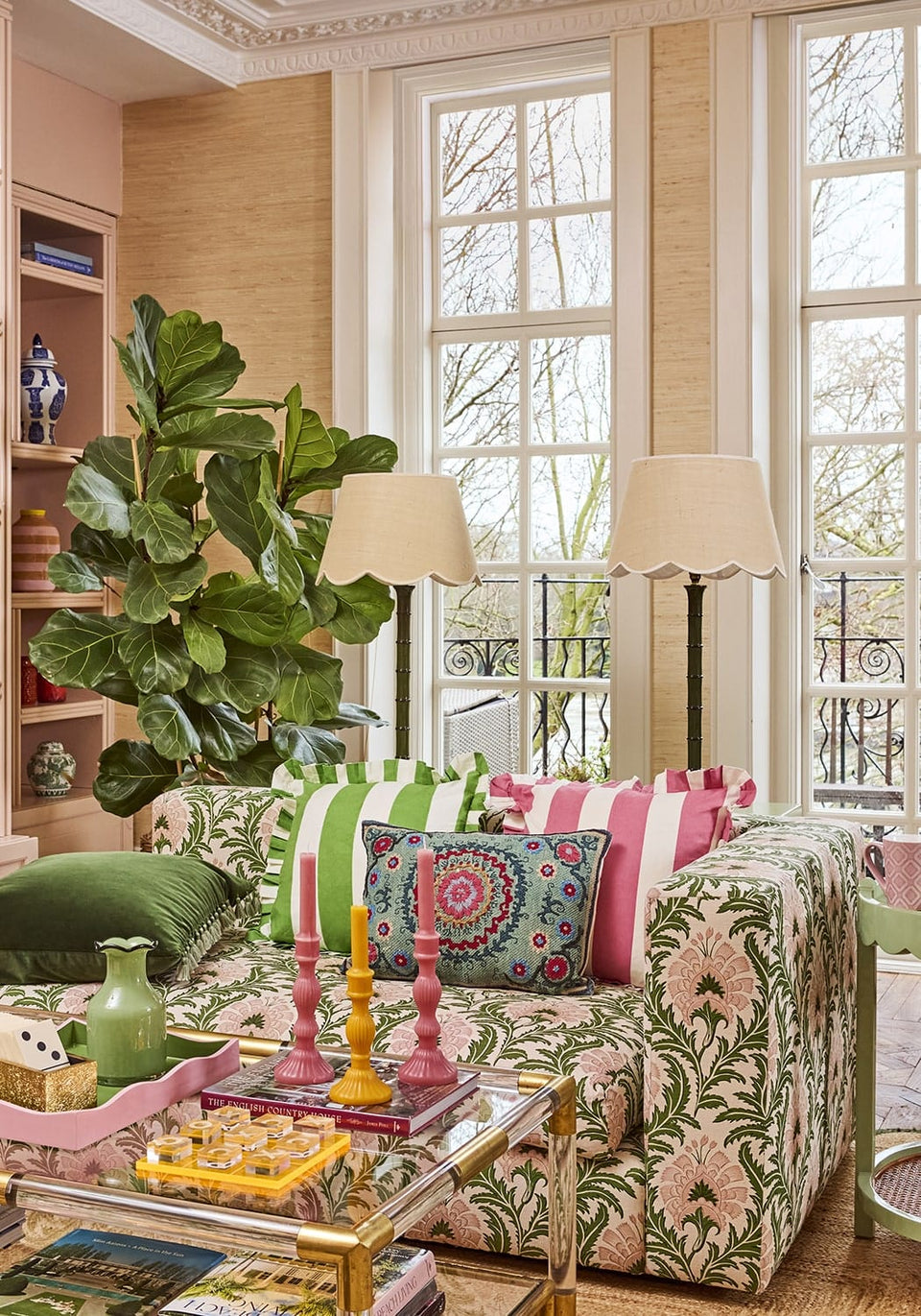 Vince Acrylic Tic Tac Toe Orange - Casa by Josephine Jenno