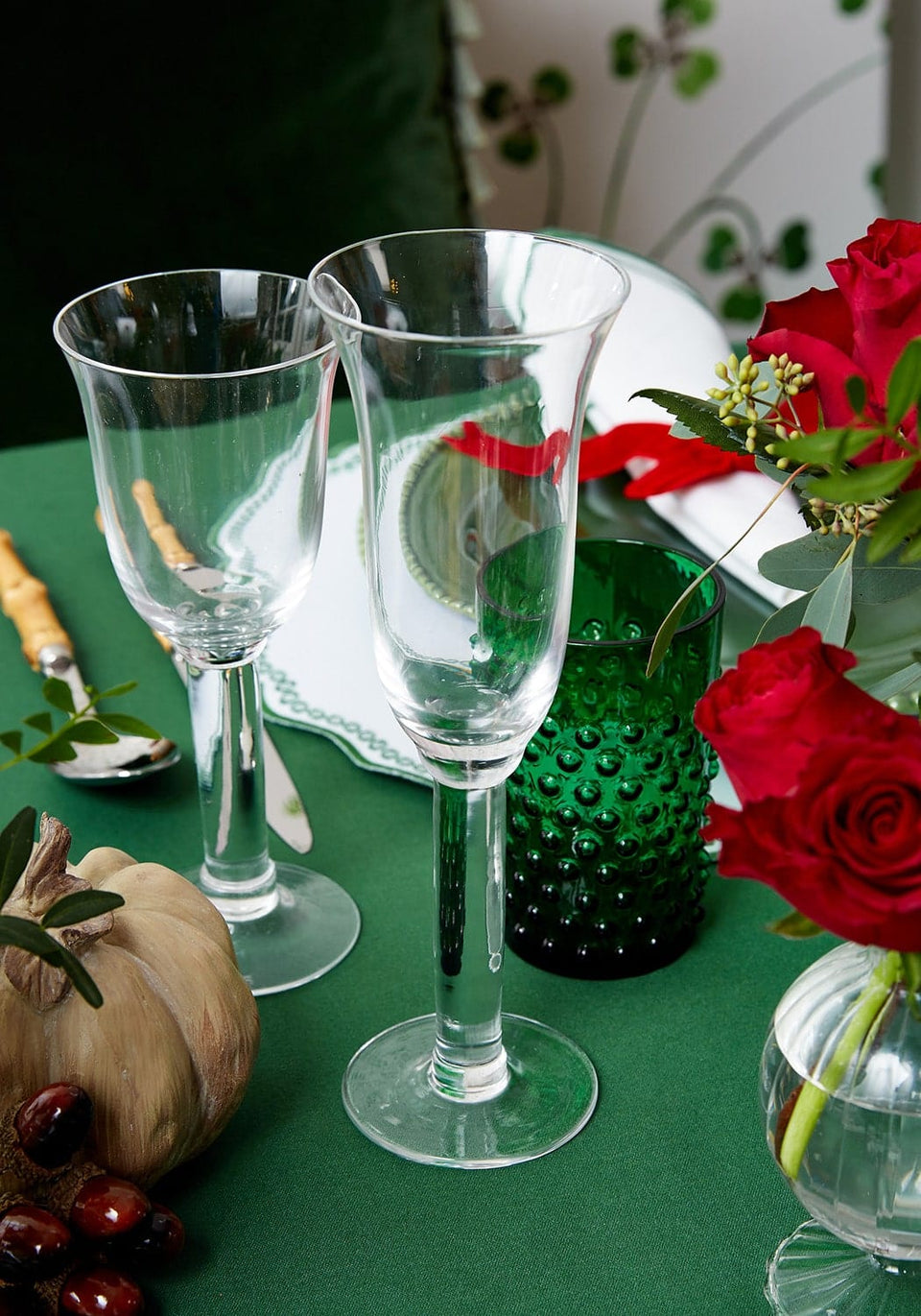 Vintage Champagne Glass - Luxury Glassware Set of 6 - Casa by Josephine Jenno