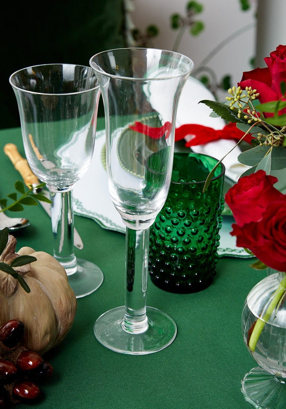 Vintage Champagne Glass - Luxury Glassware Set of 6 - Casa by Josephine Jenno