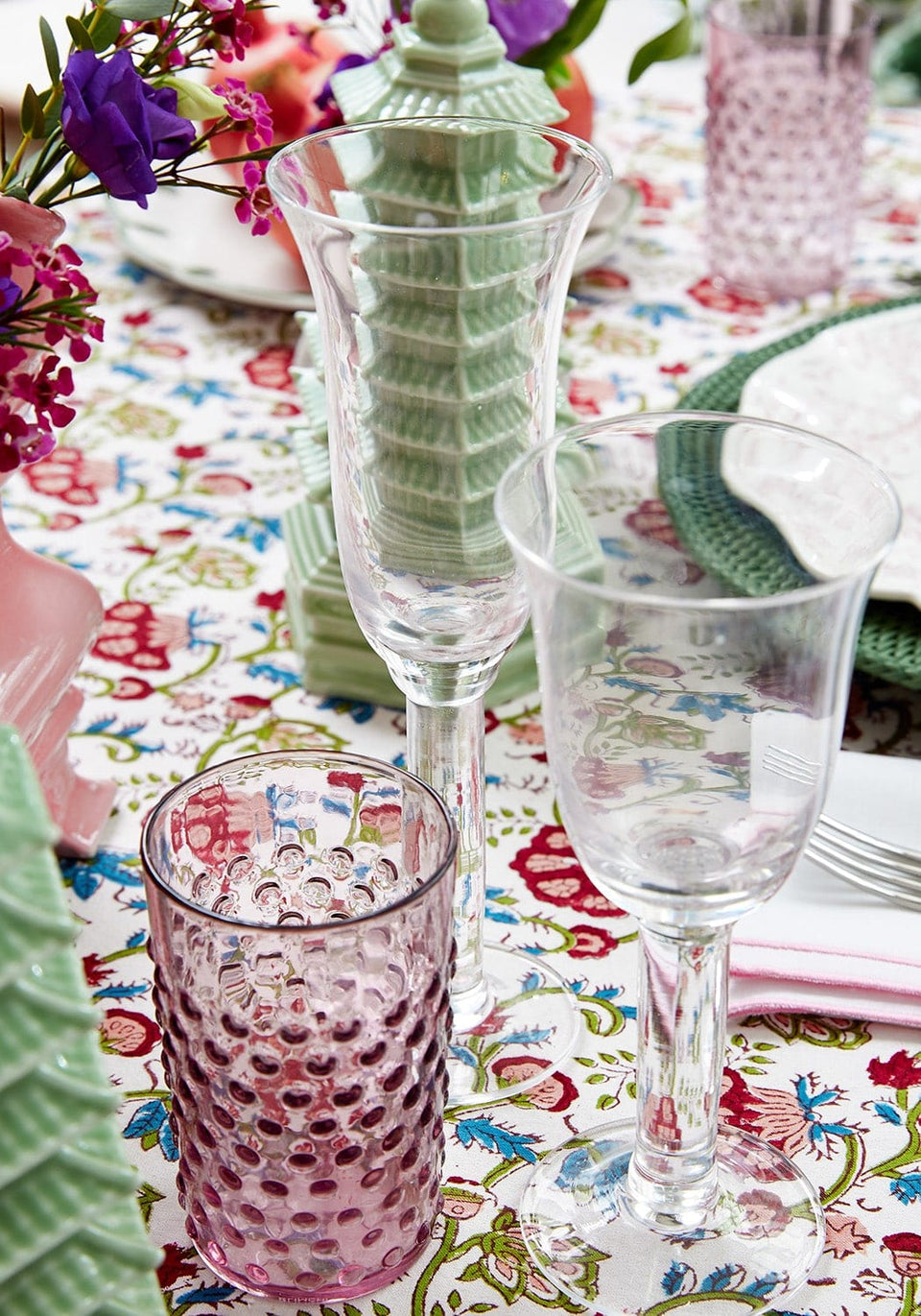 Vintage Champagne Glass - Luxury Glassware Set of 6 - Casa by Josephine Jenno