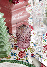 Violet Dew Drop Jug with 4 Tumblers