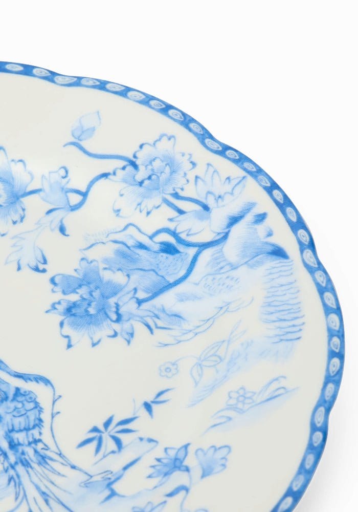 Virginia Blue and White Dessert Plates - Set of 4 - Casa by Josephine Jenno