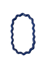 Wavey Mirror in Blue Oval - Casa by Josephine Jenno