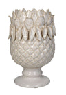 White Pineapple Vase - Hand Crafted, Playful and Minimal