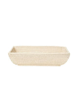 Wiltshire Long Rattan Basket in Sand Colour - Casa by Josephine Jenno