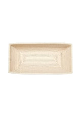 Wiltshire Long Rattan Basket in Sand Colour - Casa by Josephine Jenno