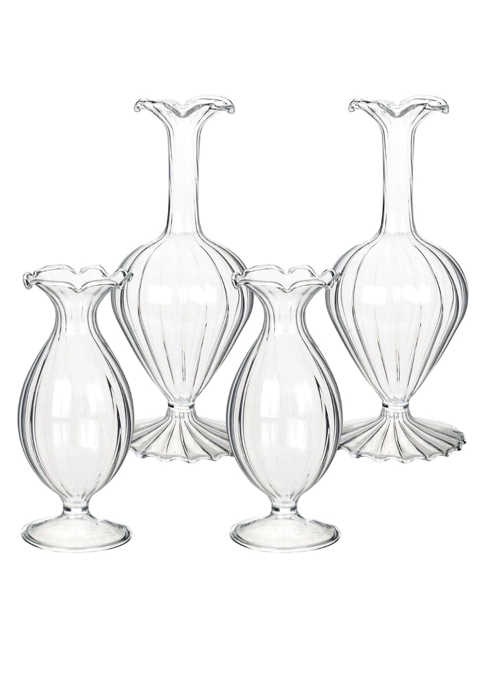 Windsor Botanical Bud Vases - Set of 4 - Casa by Josephine Jenno