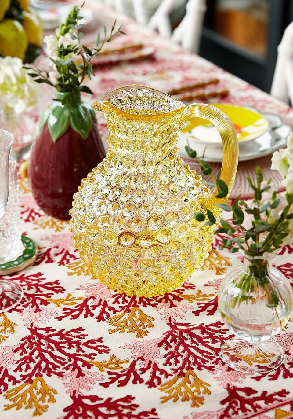 Yellow Dew Drop Large Jug 2L - Casa by Josephine Jenno