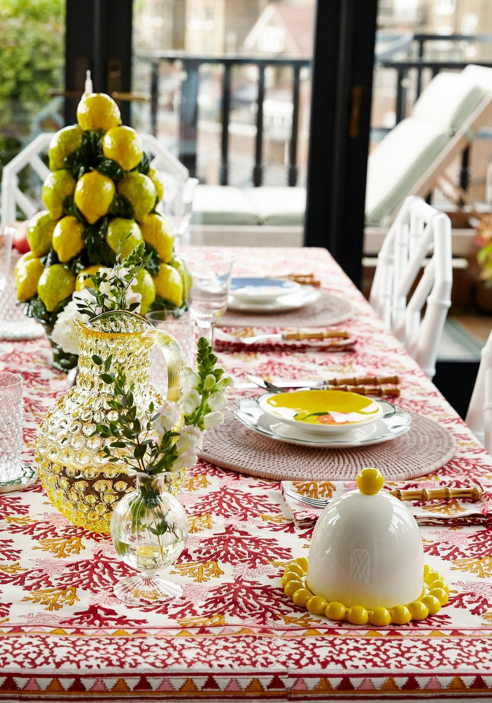 Yellow Dew Drop Large Jug 2L - Casa by Josephine Jenno