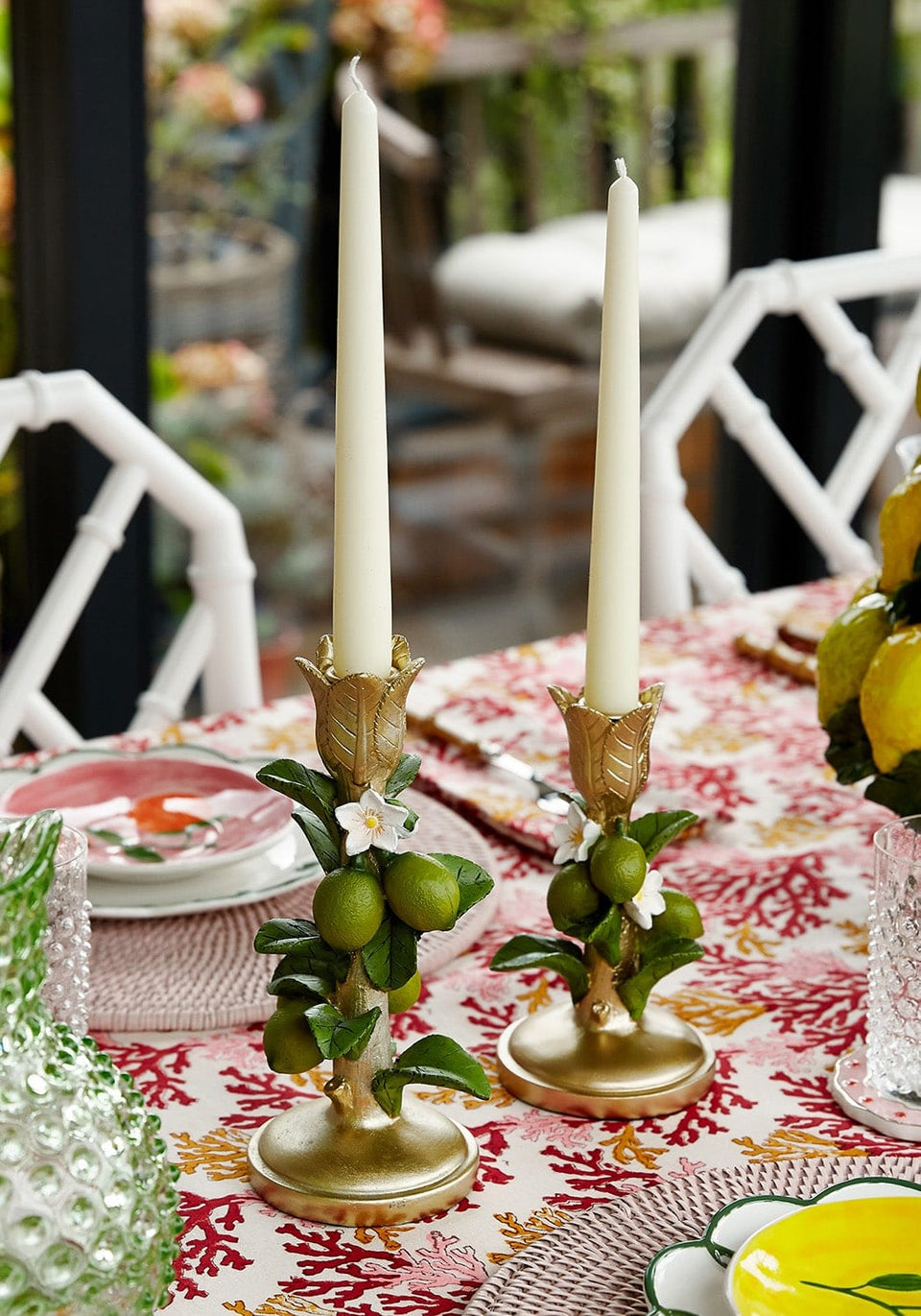 Zesty Lime Candleholder - Casa by Josephine Jenno